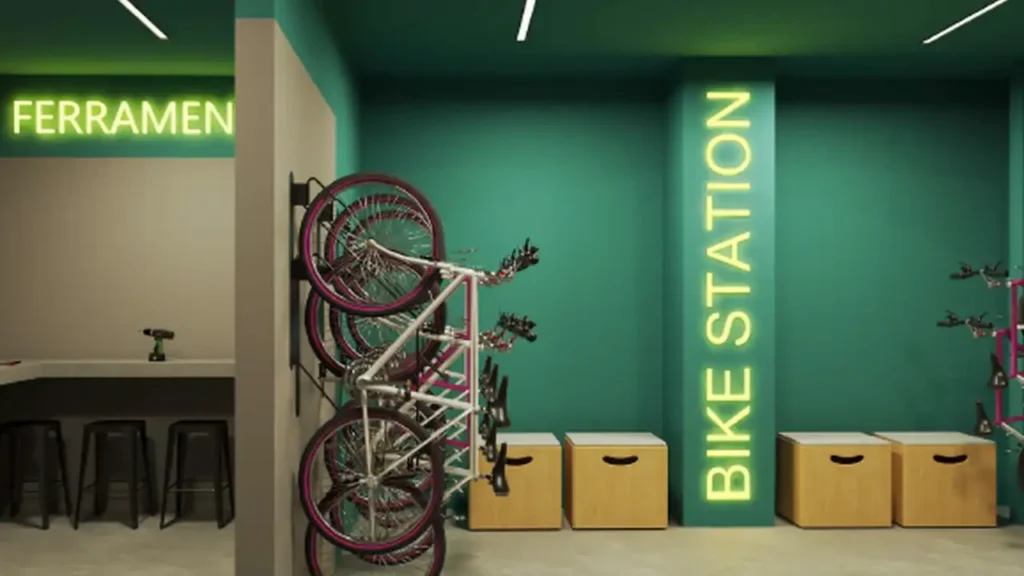 Bicicletário — Neo Estilo (Forza Construtora), 2 quartos em Vila Ré