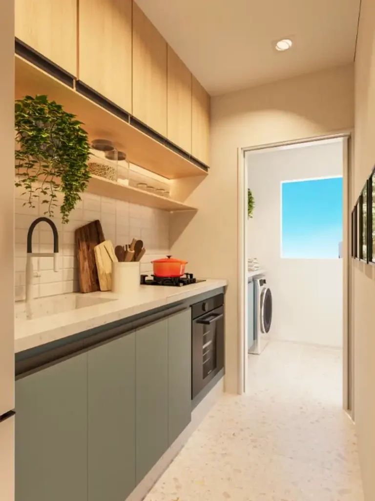 Em construção Americanópolis: Cozinha Livus Cupecê, 1-2 quartos 24-41m²