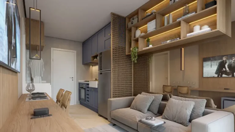 Mundo Park Aurora (Plano&Plano SP): Living — 1-2 quartos em Campo Grande, São Paulo
