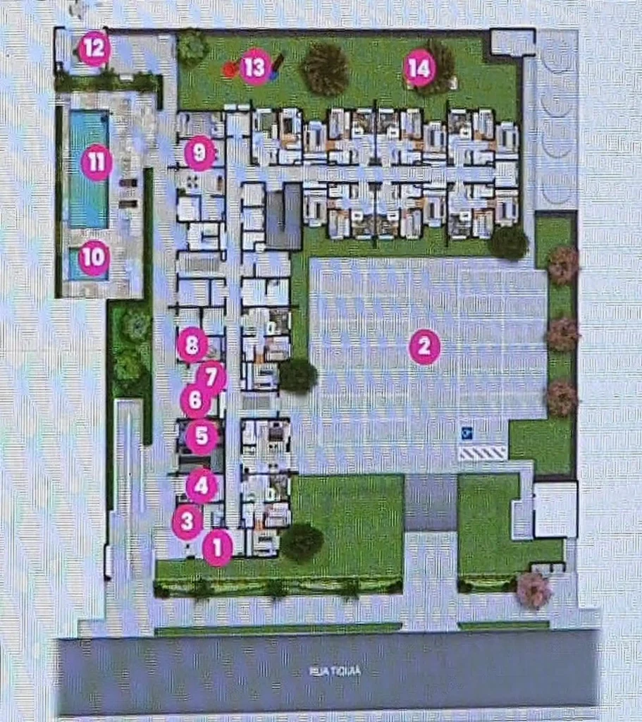 Implantação condomínio Plano&Mais Penha — 1-2 quartos em Penha