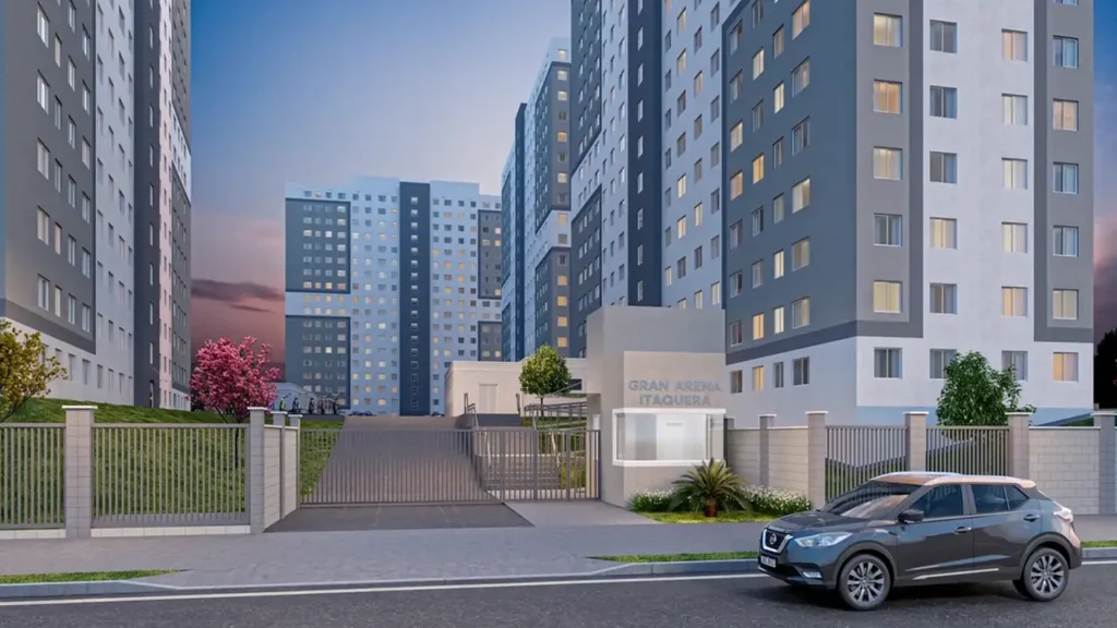 Portaria Gran Arena Itaquera - Fase 4 — apartamento 2 quartos, Em construção em Vila Carmosina