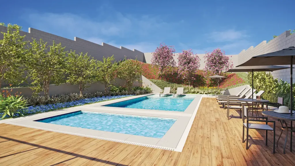 Line Praça da Árvore Saúde, São Paulo — Piscina adulto e infantil, solariam , apartamento 1-2 quartos 31-40m²