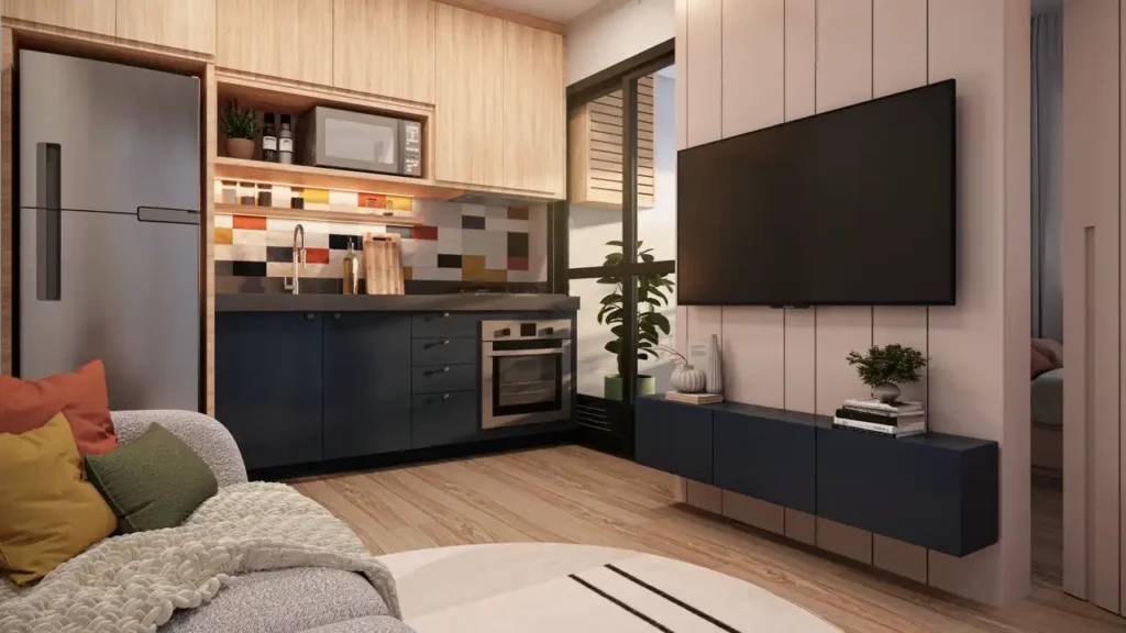 Vinx Jurubatuba Home Resort - Fase 2 Jurubatuba, São Paulo — Living, apartamento 2 quartos 34m²