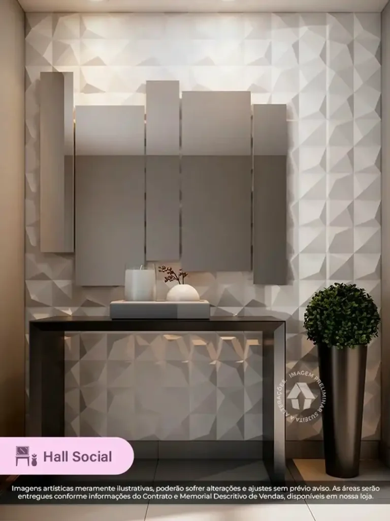 Metrocasa Prime Vila Ema - Fase 1 (Metrocasa): Hall — 1 quartos em Vila Ema, São Paulo