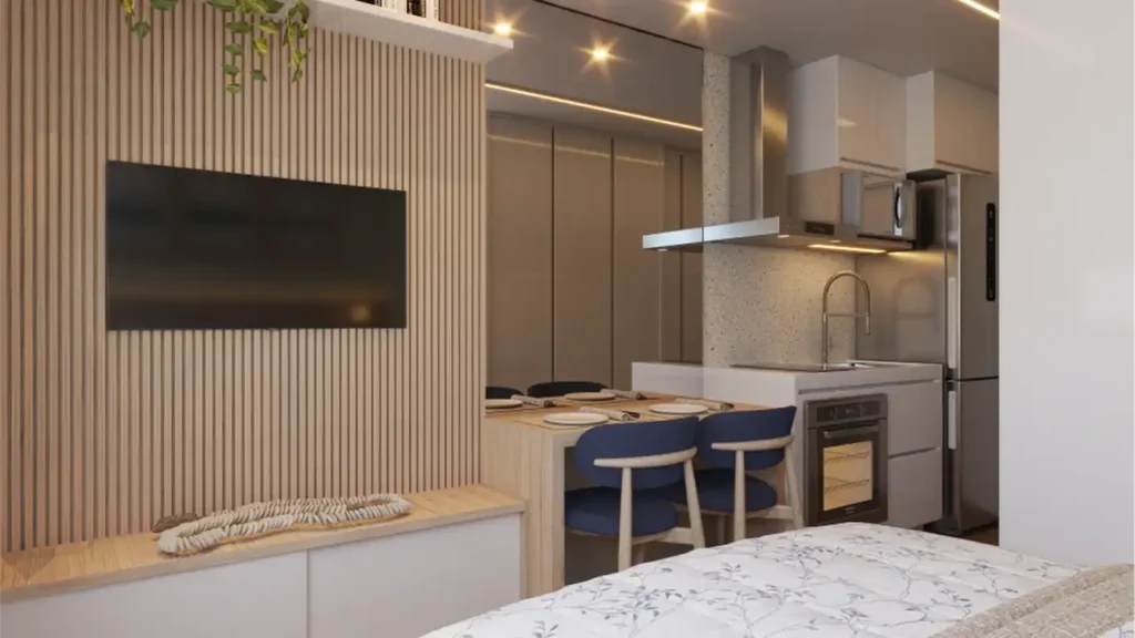 Apartamento 1-2 quartos Vila Sônia — Living do Pin Estação Vila Sônia - Fase 2
