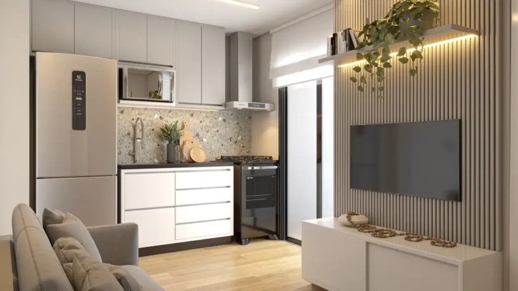 Pin Estação Vila Sônia - Fase 2 Vila Sônia, São Paulo — Living, apartamento 1-2 quartos 16-55m²