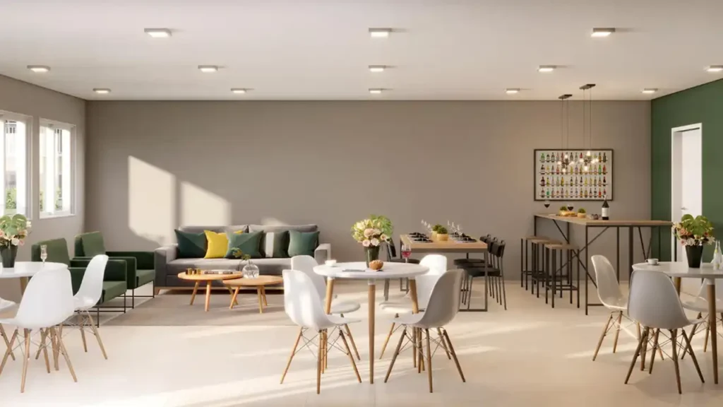 Plano&Bosque do Carmo Seringueira Itaquera, São Paulo — Salão de festas, apartamento 2 quartos 32-34m²