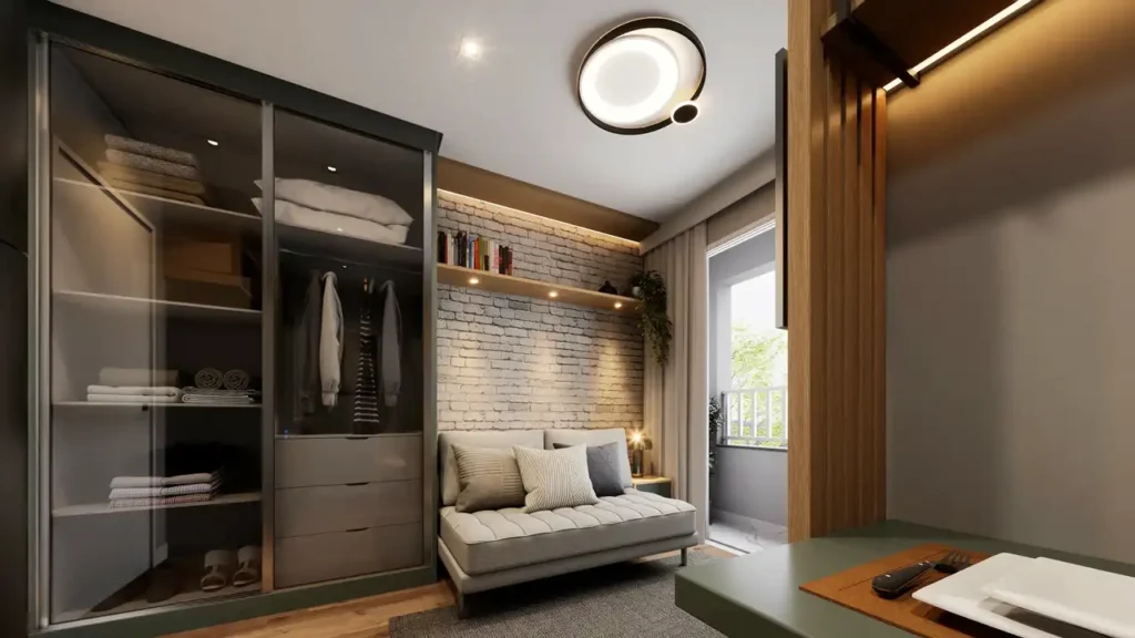 Living Metrocasa Estação Patriarca Vila Ré — 1 quartos 26m², Metrocasa