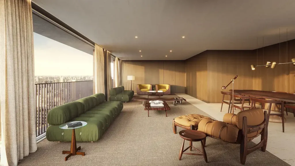 Living — Primo Pinheiros (AMY Engenharia), 3-4 quartos em Pinheiros