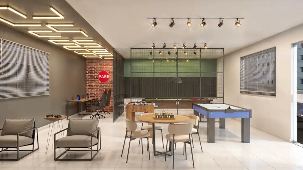 Lançamento Vila Carmosina: Sala de jogos Gran Vista Itaquera - Fase 1, 2 quartos 33-56m²