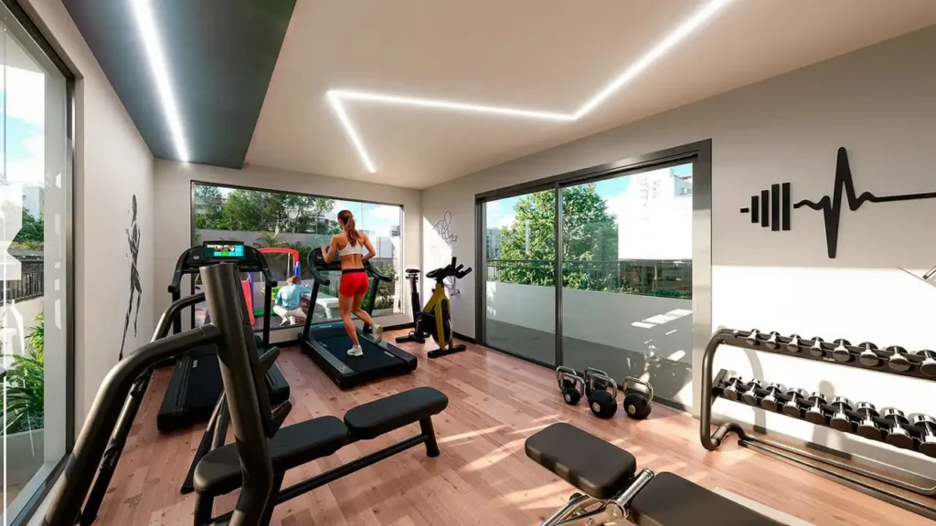 150 fitness UNIT Benedito Vila Matilde — 1-2 quartos 34-44m², Unit Construtora