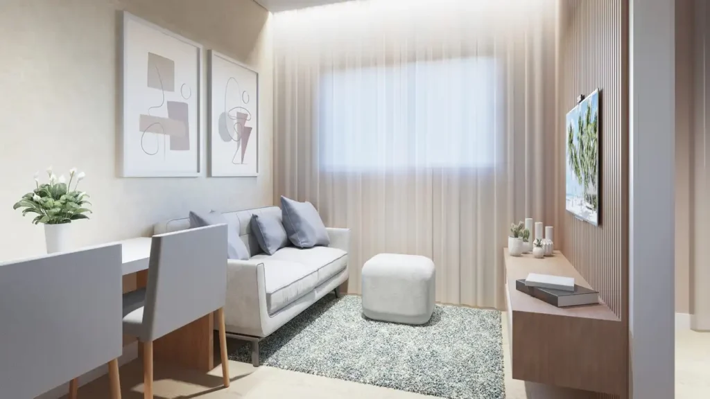 054 living — Verbena Residencial (Forza Construtora), 1-2 quartos em Tucuruvi