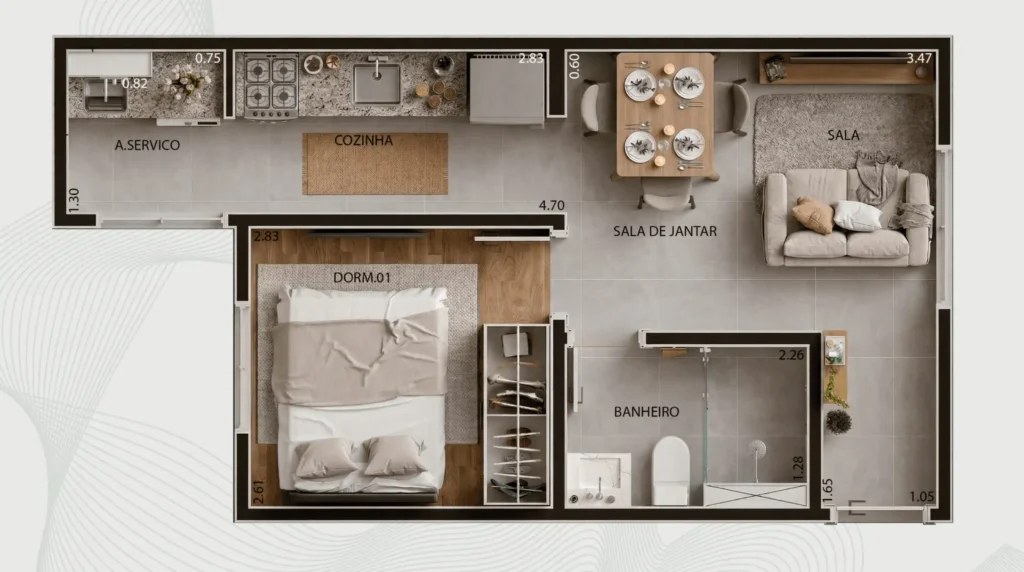 UNIT Benedito — Planta