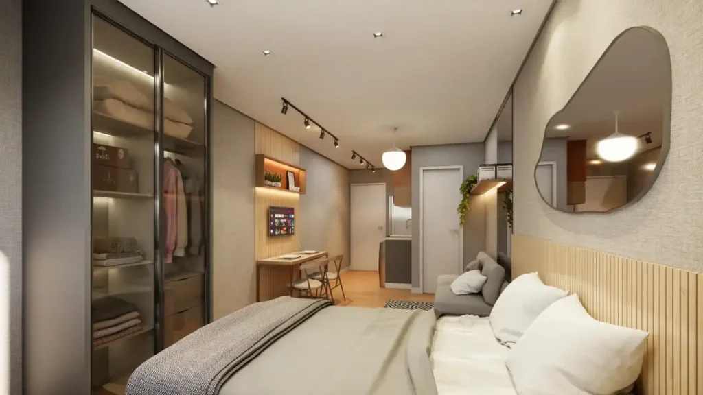 Lançamento Parque Rebouças: 080 dormitório Metrocasa Viva Campo Limpo, 1 quartos 24m²