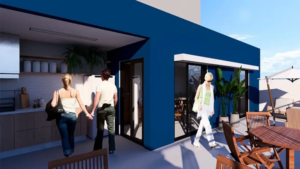 250 terraço — José Luiz (Xavier Engenharia), 1-2 quartos em Vila Antonina
