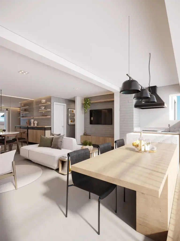 Venue 218 (Forza Construtora): 050 living — 2-3 quartos em Tatuapé, São Paulo