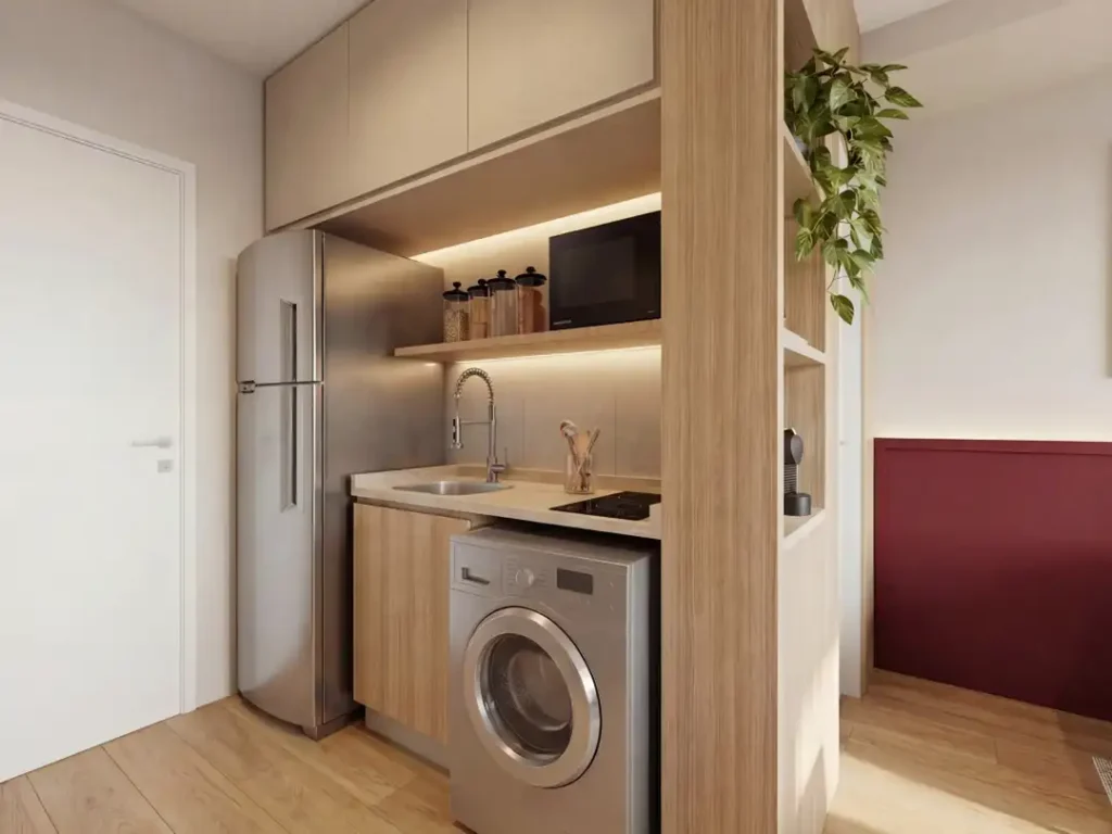 071 cozinha Metrocasa Bosque Giovanni Gronchi Vila das Belezas — 1 quartos 24-25m², Metrocasa
