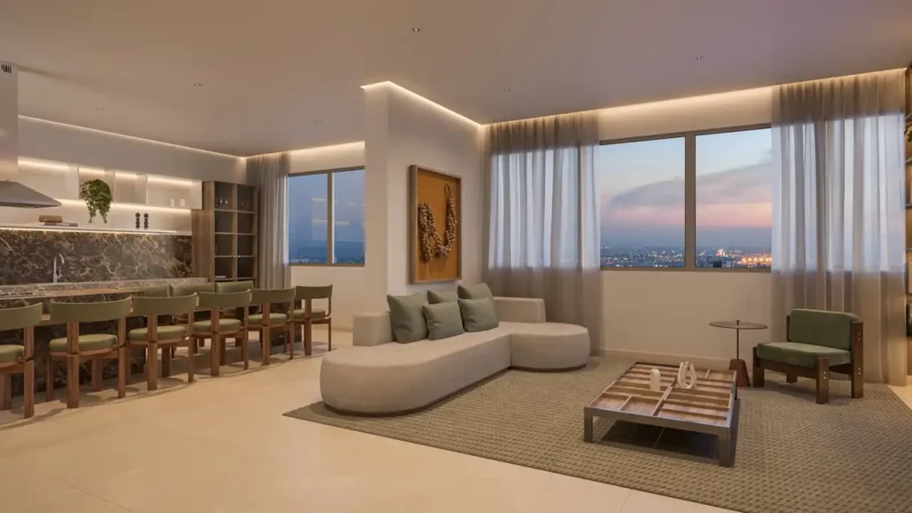 Apartamento 1-3 quartos Cursino — 051 living do Oásis Santa Cruz by Diálogo - Breve Lançamento