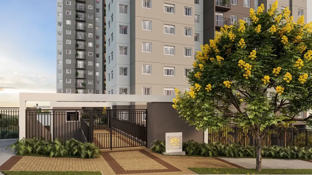 020 portaria Ares do Horto Ipê Amarelo — apartamento 2 quartos, Lançamento em Campo Limpo