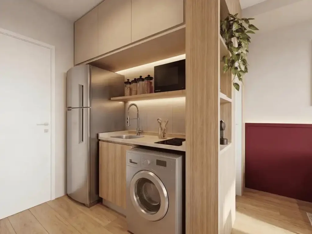 Lançamento Socorro: 070 cozinha Metrocasa Clube Guarapiranga - Fase 1, 1-2 quartos 24-33m²