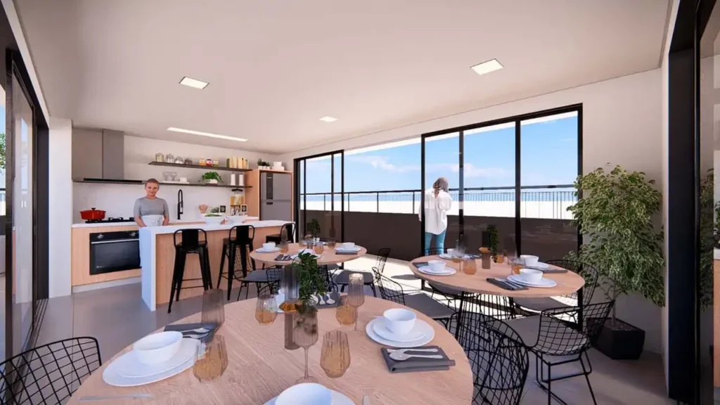 Lançamento Vila Matilde: 161 salão de festas UNIT Benedito, 1-2 quartos 34-44m²