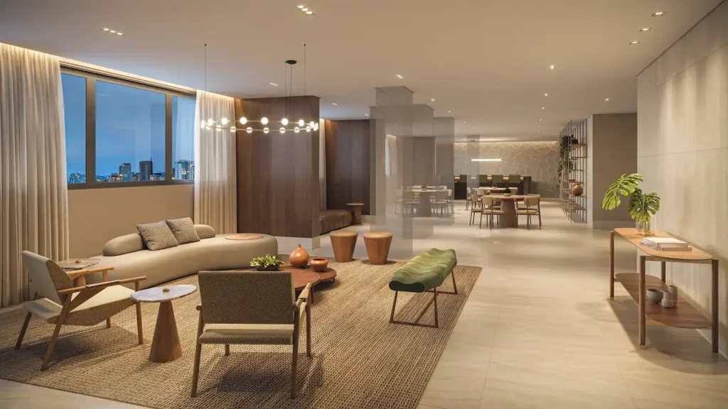Lançamento Vila Carrão: 180 salão de festas Orbya Vila Carrão By Diálogo - Residencial, 2-4 quartos 79-190m²