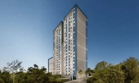 Metrocasa Clube Guilhermina — 1 quartos em Vila Esperança