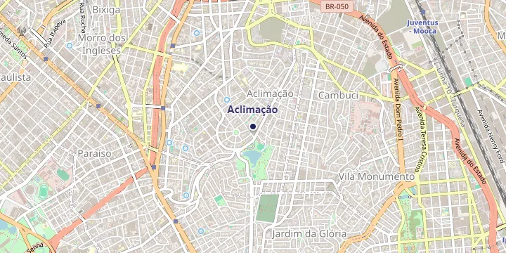 Mapa do bairro Aclimação em São Paulo