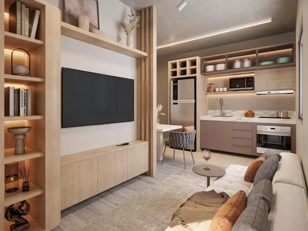 Mitz Vila Mariana - Residencial - Breve Lançamento (Manasa Incorporadora): Perspectiva do apto — 1 quartos em Vila Mariana, São Paulo