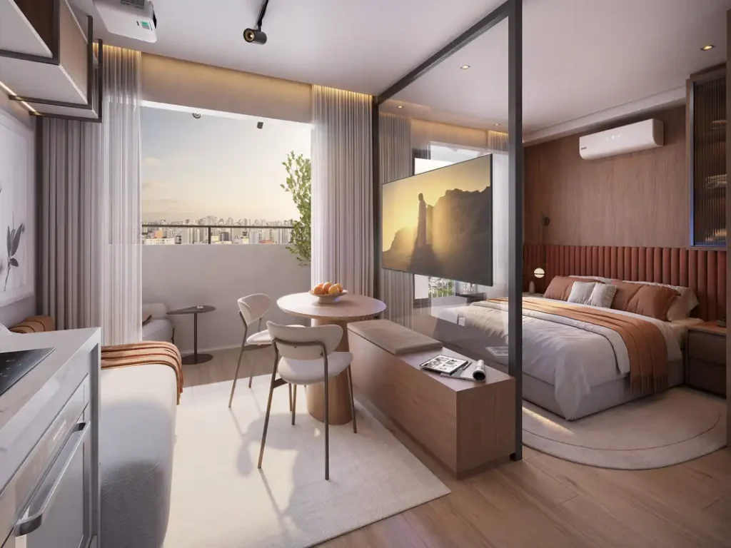 Apartamento 1 quartos Aclimação — Living do TAG Aclimação - Breve Lançamento