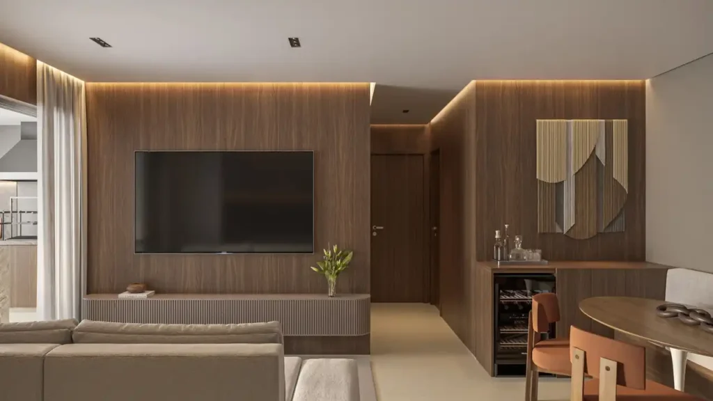 Apartamento 1-3 quartos Tatuapé — 050 living do Platinum Tatuapé By Diálogo - Breve Lançamento