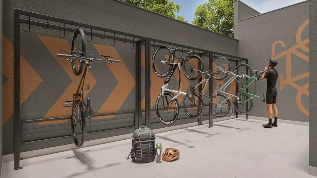 185 bicicletário — Elev Saúde - Breve Lançamento (Trisul), 1-2 quartos em Vila da Saúde