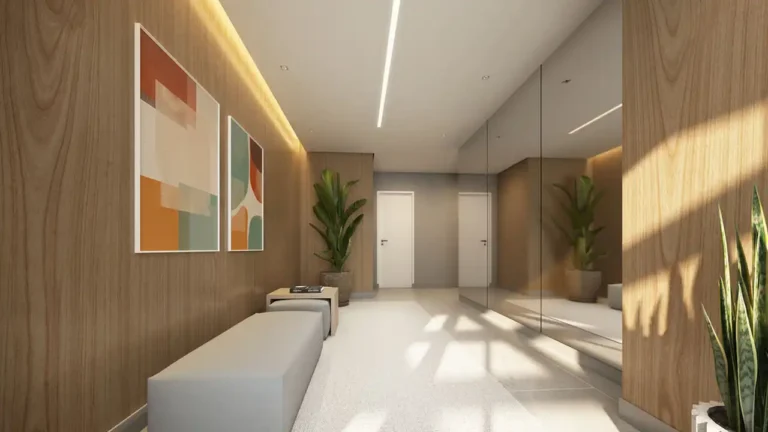 031 hall Abiatar Conecta Parque Maria Helena — 2 quartos 34-65m², Abiatar Construtora e Incorporadora