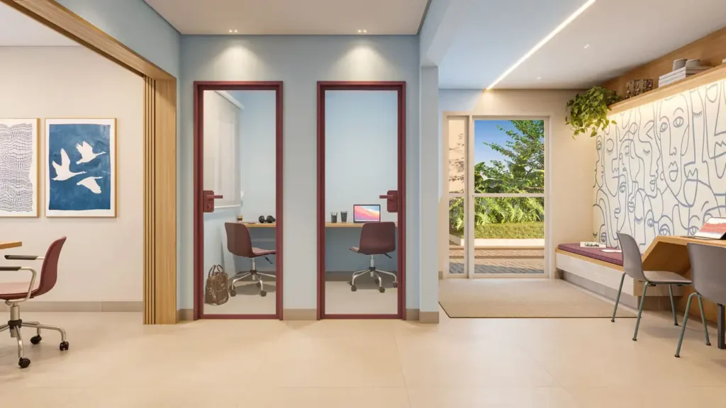 Lançamento Campo Limpo: 180 coworking Ares do Horto Ipê Amarelo, 2 quartos 31-38m²