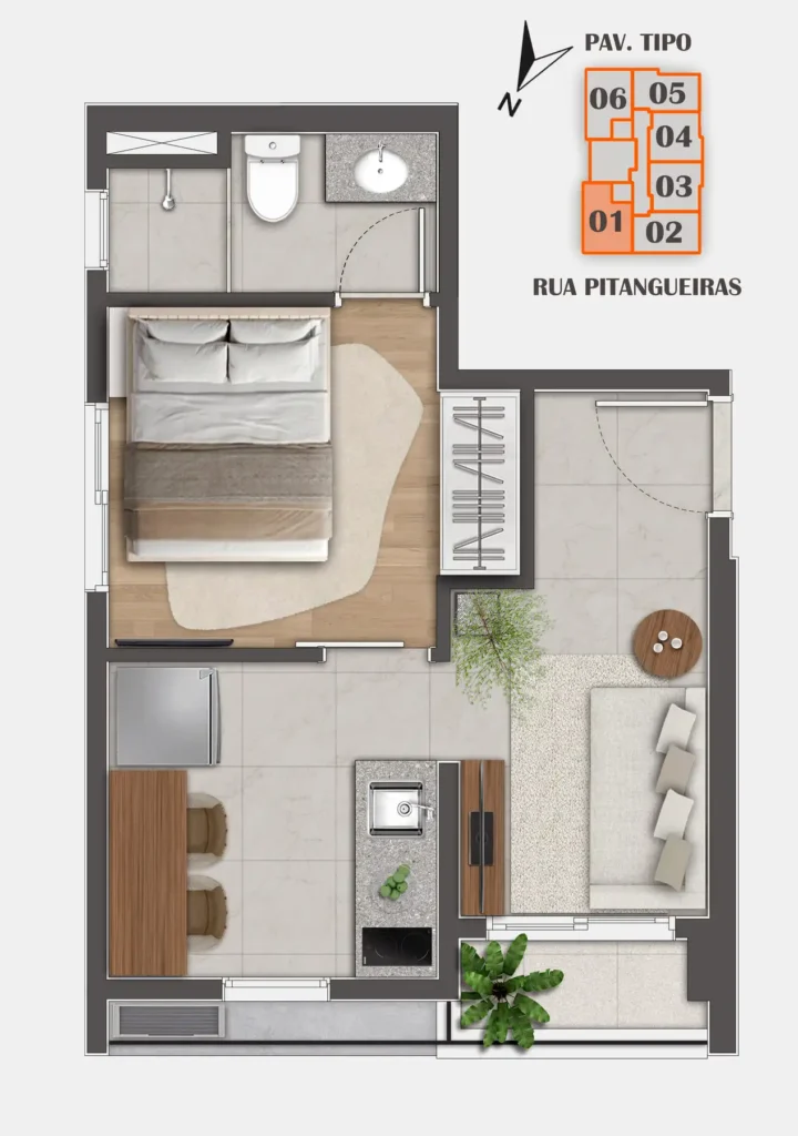 Pitanga 105 - NR — Planta