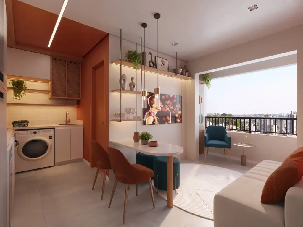 050 living My Like Campo Limpo Jardim Catanduva — 2 quartos 35-37m², Construlike