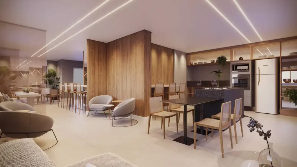 Em construção Jardim Santo Antônio: 166 espaço gourmet Mirage João Dias, 2 quartos 33-34m²